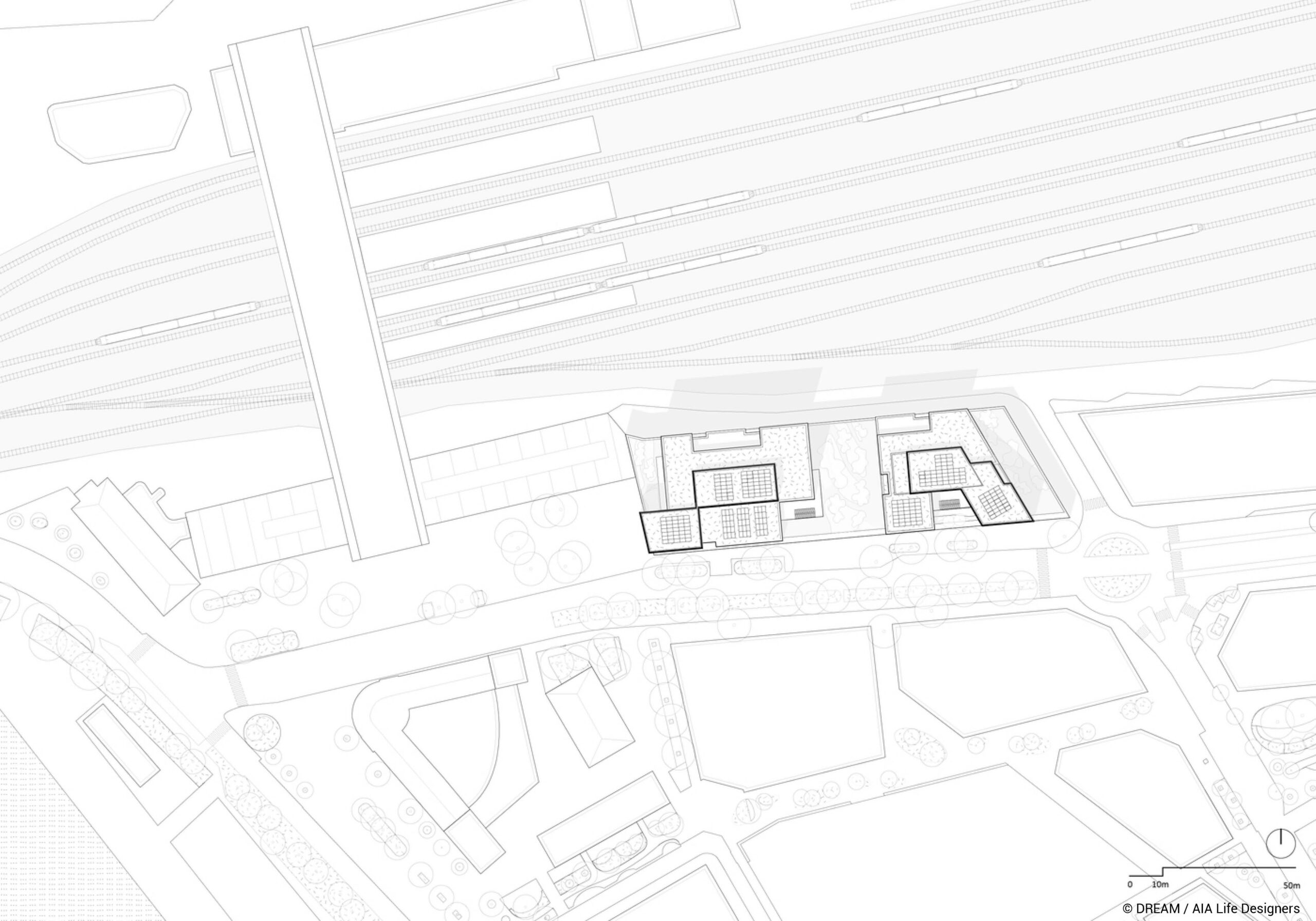 Plans Pôle d'échange multimodal Nantes