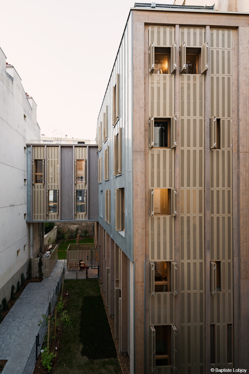 bois lamellé construction immeuble en bois paris structure bois