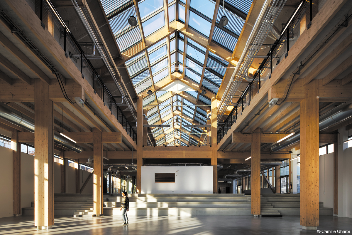 campus industreet urban valley construction bois bois lamellé structure bois