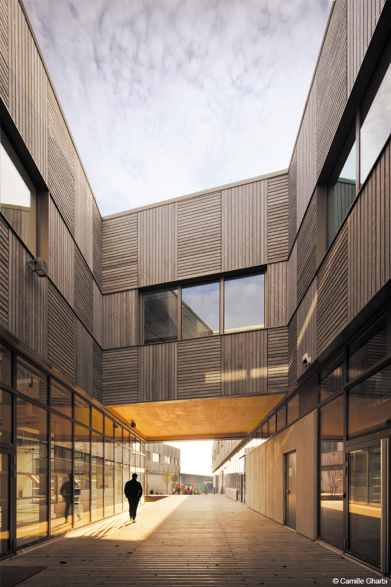 campus industreet urban valley construction bois bois lamellé structure bois